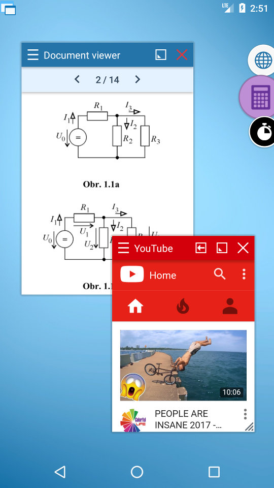 Floating Apps - Floating Document Viewer and Floating Youtube